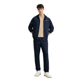 Lacoste Diamond Taffeta Sport Trainingspak - Heren - Trainingspakken - Blauw - L - Katoen - Fitness