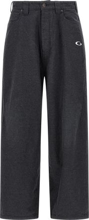 Balenciaga Gray Cotton Casual Mens Pants