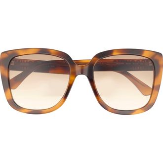 Moschino 55mm Square Sunglasses in Havana at Nordstrom Rack