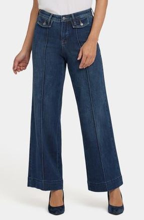 NYDJ Teresa Wide Leg Jeans in Louvre Sapphire at Nordstrom Rack, Size 18 (Similar To 14W)