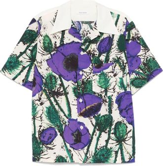 Wales Bonner Camicia con stampa - Viola