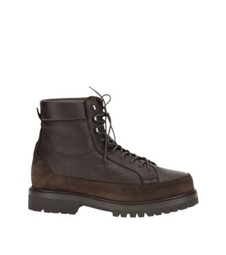Brunello Cucinelli Brown Leather Ankle Boots