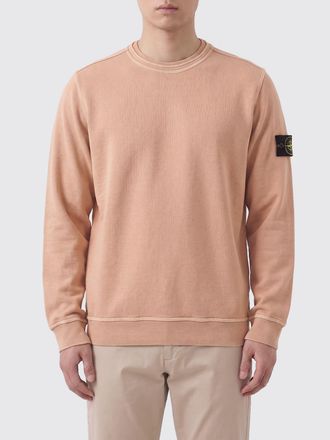 Stone Island Felpa a girocollo in cotone con logo Stone Island