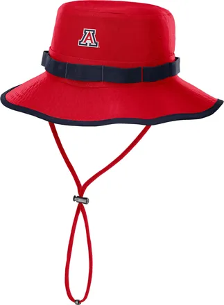 Nike Arizona Sideline Apex Boonie Nike Mens Dri-FIT College Bucket Hat in Red | NC1B093KUAN-Q2W
