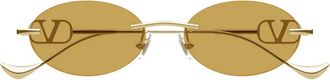 Valentino Sunglasses Vg0032 S 003 Gold/Yellow Women