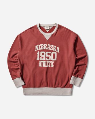 Champion Men s Time Capsule Reverse Wave Crewneck Sweatshirt Red