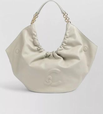 Coccinelle leather smash medium tote bag