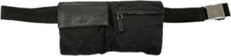 Gucci Pre-owned Vintage Belt Bag - Dames - Vintage Heuptassen - Zwart - ONE Size - Leer - Vintage