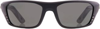 Costa WHITETIP PRO Grey Polarized Glass Wrap Mens Sunglasses 6S9115 911504 57