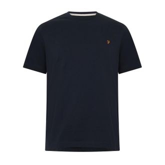 Farah Heren Harrow Korte Mouwen T-Shirt (Echte Marineblauw)