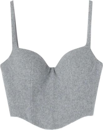Ermanno Scervino Top in lana - Grigio