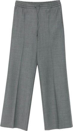 Berwich Gt 1523X Patrizia J Broek - Dames - Straight fit broeken - Grijs - 2XS - Wol - Broeken