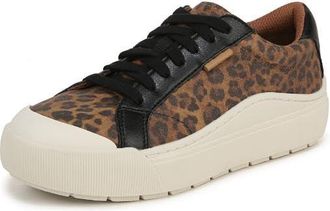 Dr. Scholls Womens Time Off Sneaker, Brown/Black Smooth, 6 UK