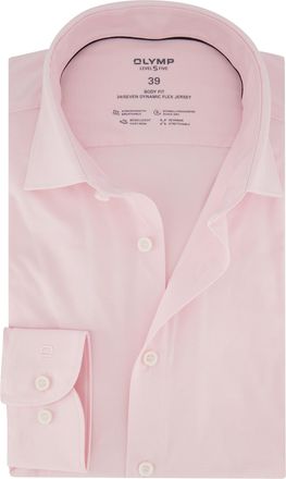 Olymp Roze overhemd OLYMP Level Five slanke fit stretch