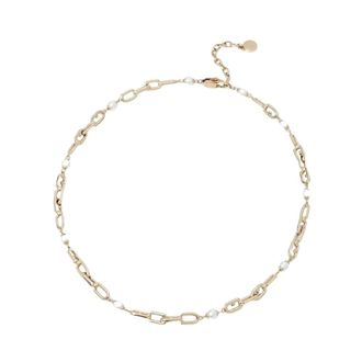 Furla Accessoires, Dames, Geel, ONE Size, Chained Logo Ketting