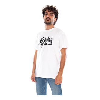 Carhartt Work in Progress Camiseta S/S Boogie Night - Tops - Hombre - Blanco - XL