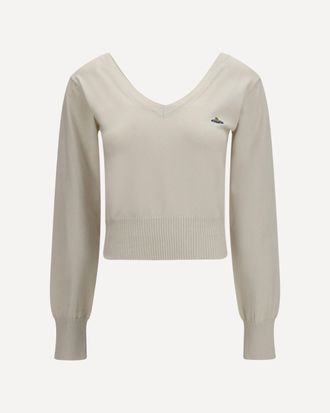 Vivienne Westwood Beatrice V-neck Sweater Female XS