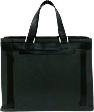 Louis Vuitton Pre-owned Tote Bags, male, Black, Size: ONE SIZE Pre-owned Kasbek PM Taiga Tote Bag