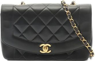 Chanel Borsa a spalla Diana 1994-1996 - Nero
