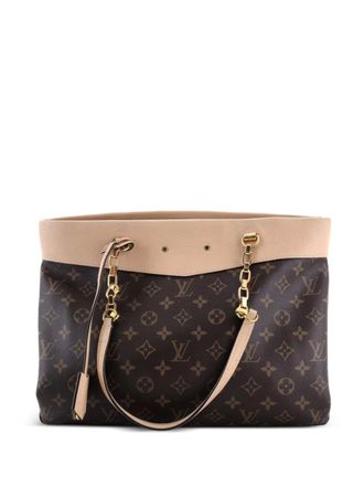 Louis Vuitton Pallas Shopper Monogram Canvas and Calfskin tote bag - Bruin