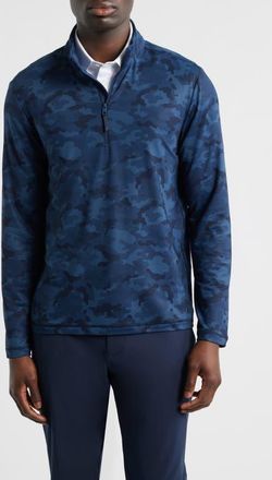 G/Fore Quarter Zip Performance Golf Pullover in Twilight Camo at Nordstrom, Size Xx-Large