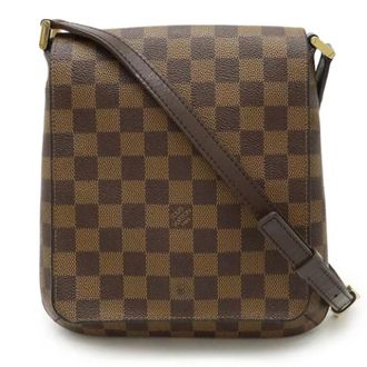 Louis Vuitton Pre-owned Cross Body Bags, female, Brown, Size: ONE SIZE Pre-owned Canvas Cross Body Bag