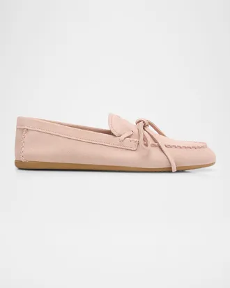 Miu Miu Suede Moccasin Loafers