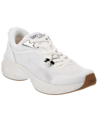 Jimmy Choo London Diamond Run F Leather & Canvas Sneaker