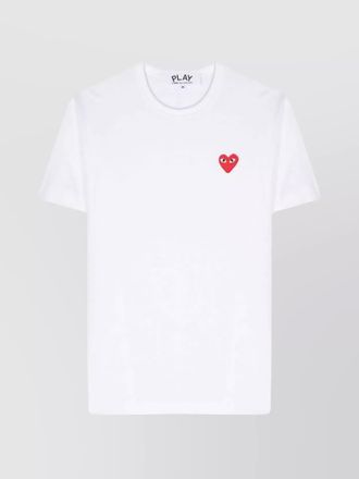 Comme Des Gar&ccedil;ons cotton logo patch short-sleeve t-shirt
