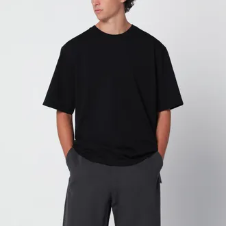 STUDIO NICHOLSON T-shirt Lay nera vestibilit&agrave; boxy