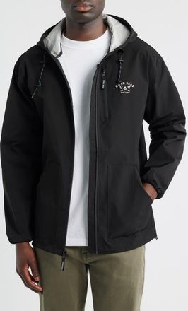 Dark Seas Port Water Repellent Windbreaker in Black at Nordstrom, Size Medium