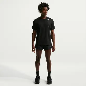 Nike Mens Fast Dri-FIT 3 Brief-Lined Running Shorts in Black | FN3355-010