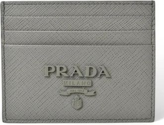 Prada Pre-owned Fabric wallets - Dames - Vintage Accessoires - Grijs - ONE Size - Vintage