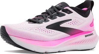 Brooks Glycerin 23 Womens Shoes White/Phantom/Cyber Pink : 9.5 B - Medium, Synthetic