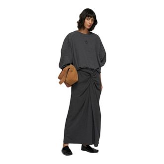 10 Days Oversized Baseball Jersey - Dames - Sweatshirts - Grijs - 2XS - Katoen - Hoodies & sweatvesten