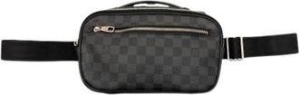 Louis Vuitton Pre-owned Ambler Belt Bag - Heren - Vintage Heuptassen - Grijs - ONE Size - Leer - Vintage
