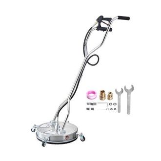 OEM Limpiador De Superficies Con Hidrolavadora, Acero Inoxidable, 4 Ruedas, Forma Redondo, 27,58 Mpa M&aacute;x., 2 Boquillas Rociadoras, Mango Doble, Para Concr