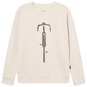 Dedicated Sweatshirt Malmoe Bike Front Pullover f&uuml;r Herren | wei&szlig;