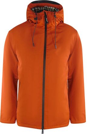 Aquascutum Mens Aquascutum Activehellid Parka Rust Orange Parka Jacket Male - Orange/Orange - Size: 40/Regular