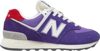New Balance Su&egrave;de Mesh Sneakers Rubberen Zool - Dames - Sneakers - Paars - 37 1/2 EU - Su&egrave;de - Schoenen