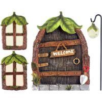 OEM Puerta Miniatura Para Jard&iacute;n De Hadas (hojas) - Accesorios Para El Hogar - Crezuo