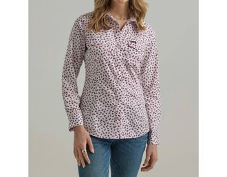 Wrangler Retro Dress Top In Berry