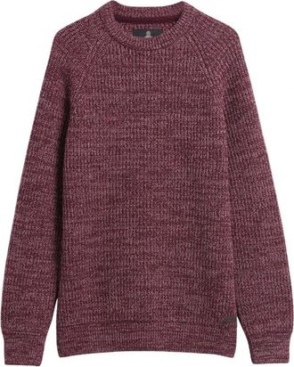 Barbour Horseford Crew Neck Jumper - male - Barbour - Round-neck Knitwear - Purple - 2XL - Knitwear