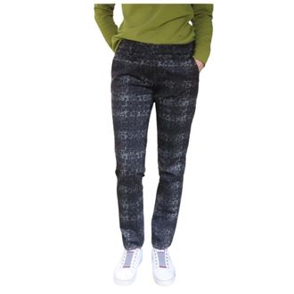 Mason's Chinos, male, Black, Size: 2XS Leopard Print Jersey Pants