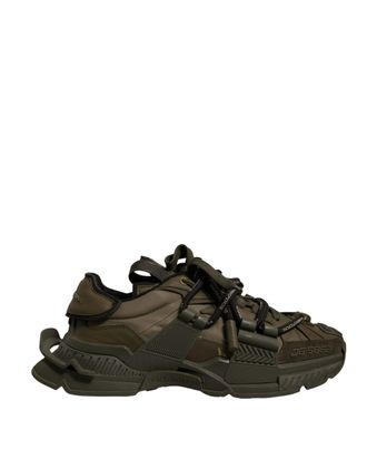 Dolce & Gabbana Military Green Space Low Top Sneakers Mens Shoes (Pre-Owned)