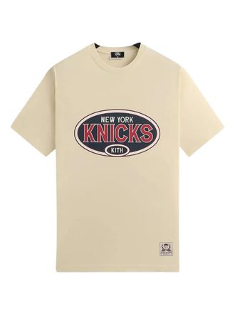 Kith New York Knicks Jones T-shirt met ronde hals - Beige