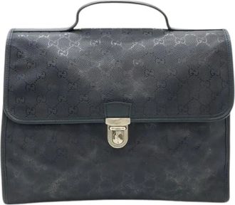 Gucci Pre-owned Zaino GG Imprime in Tela Rivestita - - Pre-owned - Donna - Blu - ONE SIZE