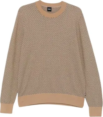 HUGO BOSS Uomo, Maglie, Beige, XL, new