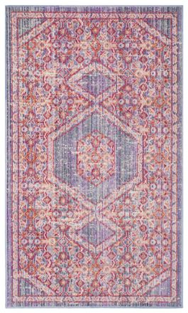 Safavieh Alfombra algod&oacute;n viola/rosa 122 x 183 cm