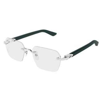 Cartier CT0623O003 Rimless Design Sunglasses - Green